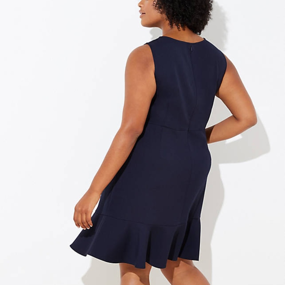 LOFT Navy Sleeveless Dress
